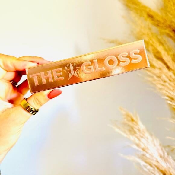 NEW JEFFREE STAR The Gloss Lip Color Silk Rope Nude Bronze Light Tint Glitter - Picture 1 of 10